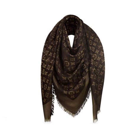 louis vuitton brown shawl|louis vuitton clearance sale scarves.